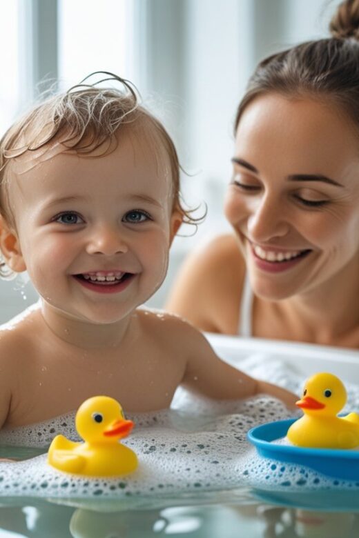 Sådan skaber du en tryg og sjov badeoplevelse for dit barn